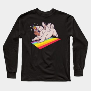 Niedlicher Mops Long Sleeve T-Shirt